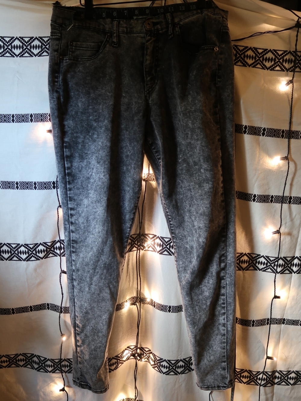 Mudd Black Acid Wash Jeans